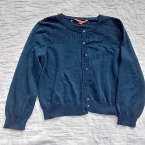 Girls  Large Button Up Sweater
